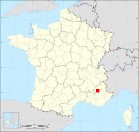 Localisation de Claret, code postal 5110
