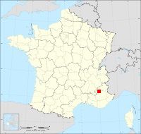 Localisation de Barcillonnette, code postal 5110