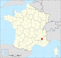 Localisation de Faurie, code postal 5140