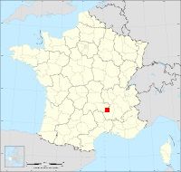 Localisation de Borée, code postal 7310