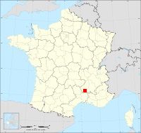 Localisation de Chauzon, code postal 7120
