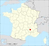Localisation de Saint-Maurice-en-Chalencon, code postal 7190