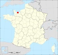 Localisation de Coulombs, code postal 14480