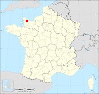 Localisation de Neuilly-la-Forêt, code postal 14230