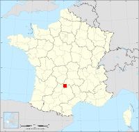 Localisation de Cayrols, code postal 15290