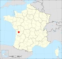Localisation de Brousse, code postal 17160