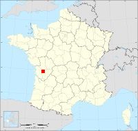 Localisation de Haimps, code postal 17160