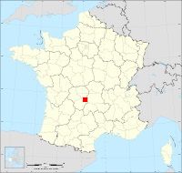 Localisation de Saint-Pardoux-le-Vieux, code postal 19200