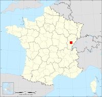 Localisation de Eternoz, code postal 25330