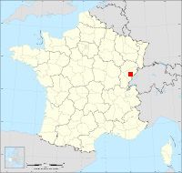 Localisation de Rantechaux, code postal 25580