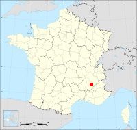 Localisation de Chamaloc, code postal 26150