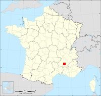 Localisation de Cléon-d'Andran, code postal 26450