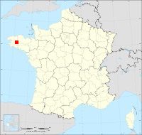 Localisation de Cléden-Poher, code postal 29270