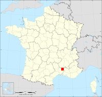 Localisation de Cavillargues, code postal 30330