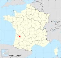 Localisation de Petit-Palais-et-Cornemps, code postal 33570