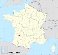 Localisation de Saint-Avit-de-Soulège, code postal 33220