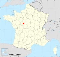 Localisation de Croix-en-Touraine, code postal 37150