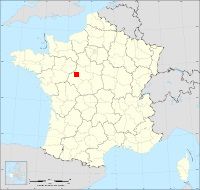 Localisation de Crotelles, code postal 37380