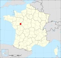 Localisation de Saint-Nicolas-de-Bourgueil, code postal 37140