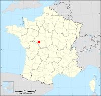 Localisation de Varennes, code postal 37600