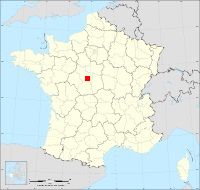 Localisation de Romorantin-Lanthenay, code postal 41200