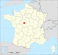 Localisation de Seigy, code postal 41110