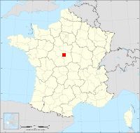 Localisation de Theillay, code postal 41300