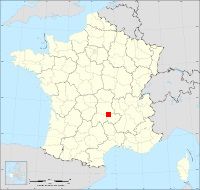 Localisation de Agnat, code postal 43100