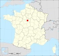 Localisation de Châteauneuf-sur-Loire, code postal 45110