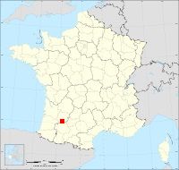 Localisation de Fieux, code postal 47600