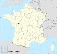 Localisation de Antoigné, code postal 49260
