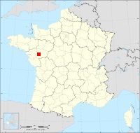 Localisation de Beausse, code postal 49410