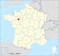 Localisation de Saint-Pierre-sur-Erve, code postal 53270