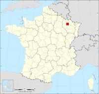 Localisation de Dampvitoux, code postal 54470