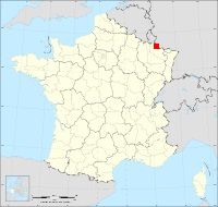 Localisation de Chémery-les-Deux, code postal 57320
