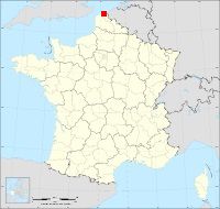 Localisation de Grande-Synthe, code postal 59760