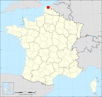 Localisation de Looberghe, code postal 59630