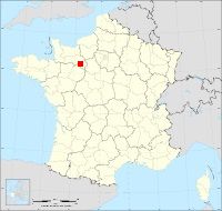 Localisation de Saint-Quentin-de-Blavou, code postal 61360