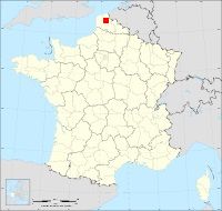 Localisation de Wardrecques, code postal 62120