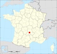 Localisation de Anzat-le-Luguet, code postal 63420