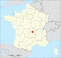 Localisation de Entraigues, code postal 63720