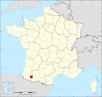 Localisation de Espoey, code postal 64420