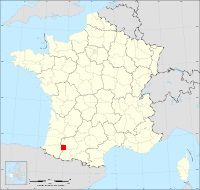 Localisation de Labatut, code postal 64460