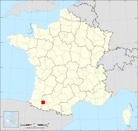 Localisation de Sedze-Maubecq, code postal 64160