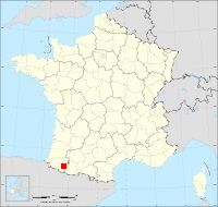 Localisation de Sévignacq-Meyracq, code postal 64260