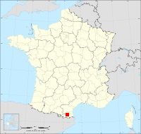 Localisation de Arboussols, code postal 66320