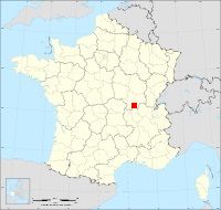 Localisation de Dompierre-les-Ormes, code postal 71520