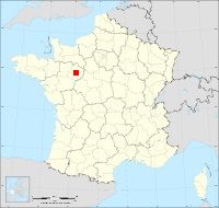 le mans carte de france