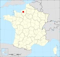 Localisation de Trait, code postal 76580