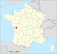 Localisation de Bourdet, code postal 79210